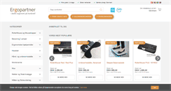 Desktop Screenshot of ergopartner.dk